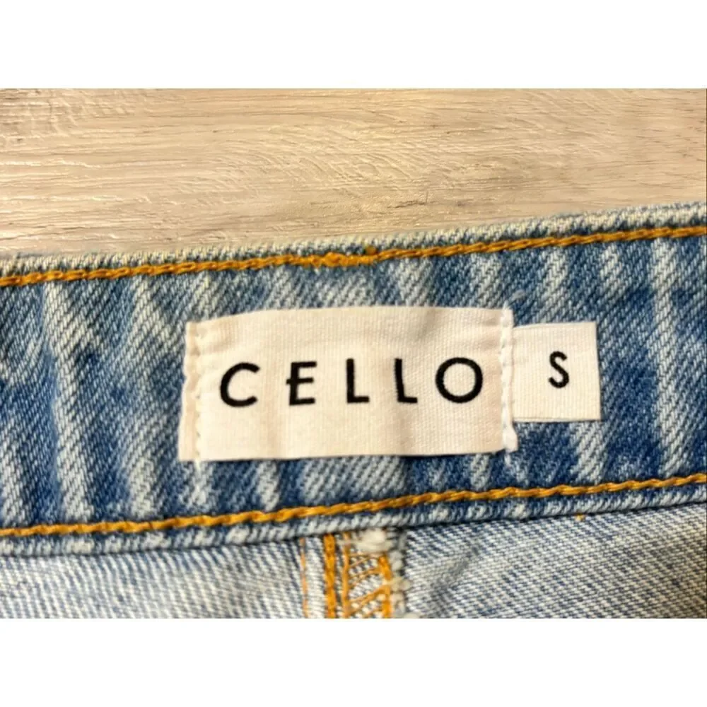 Cello ladies mini jean skirt size S